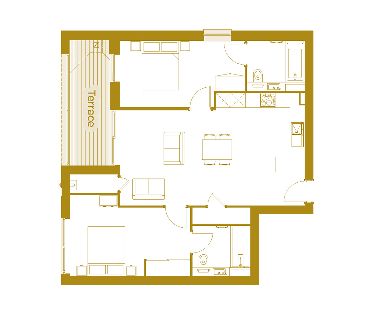 Type 21 – Block B - 1023 West - Weston Homes