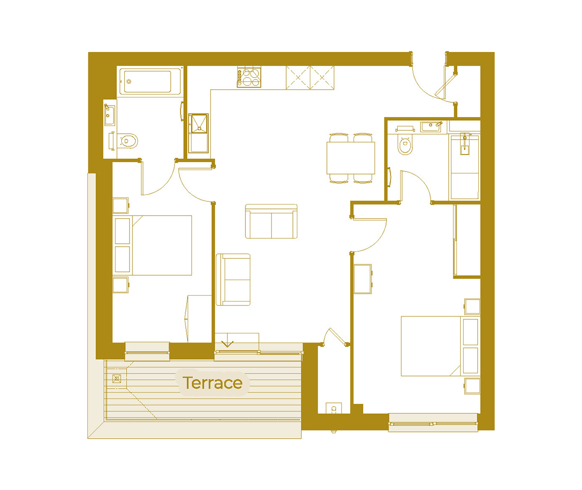 Type 22 – Block B - 1023 West - Weston Homes