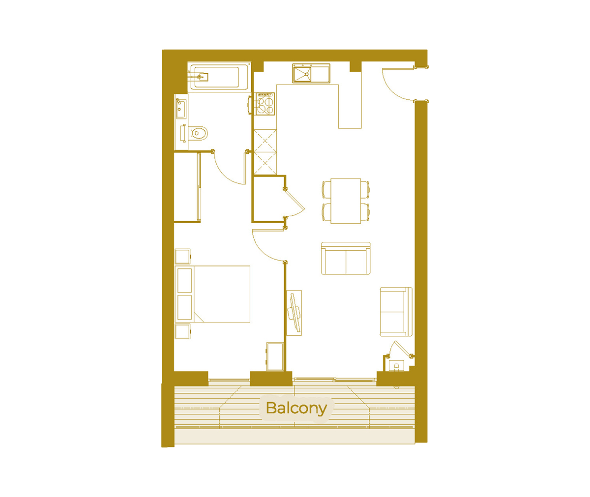 Type 5A – Block B - 1023 West - Weston Homes