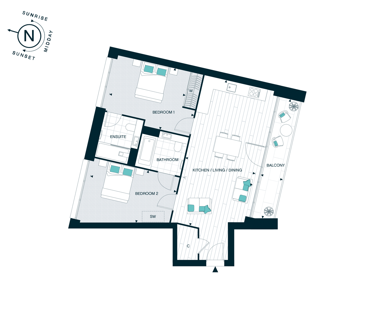 Type 09 - Abbey Quay Shared Ownership - Weston Homes