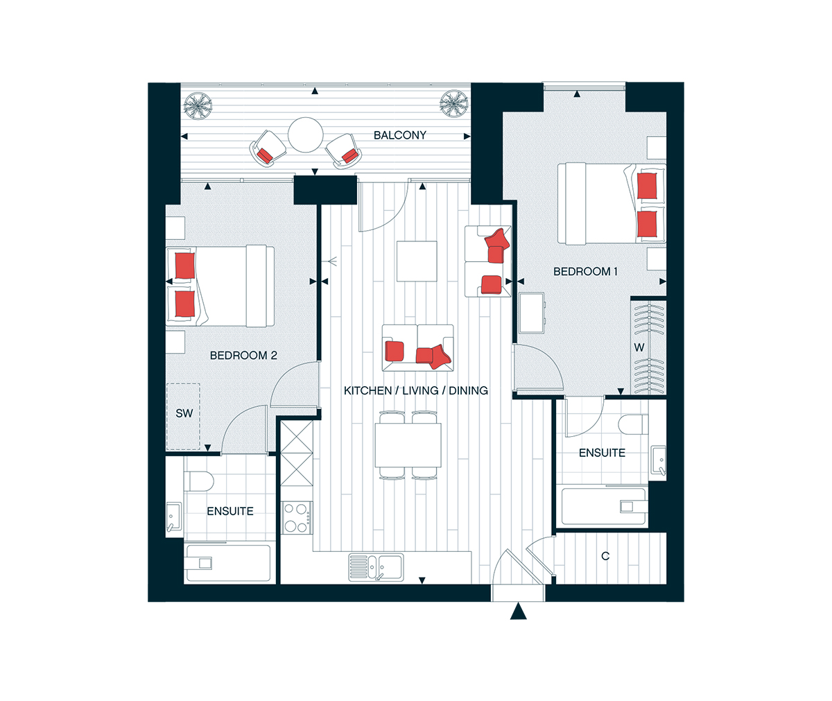 Type C DMS - Abbey Quay - Weston Homes