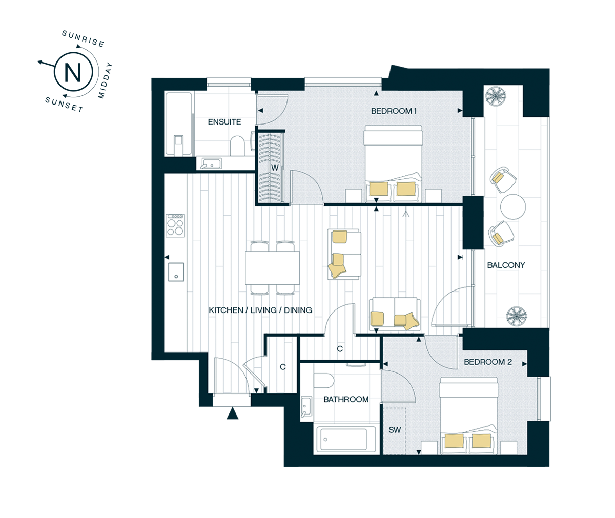 Type 14 - Abbey Quay - Weston Homes