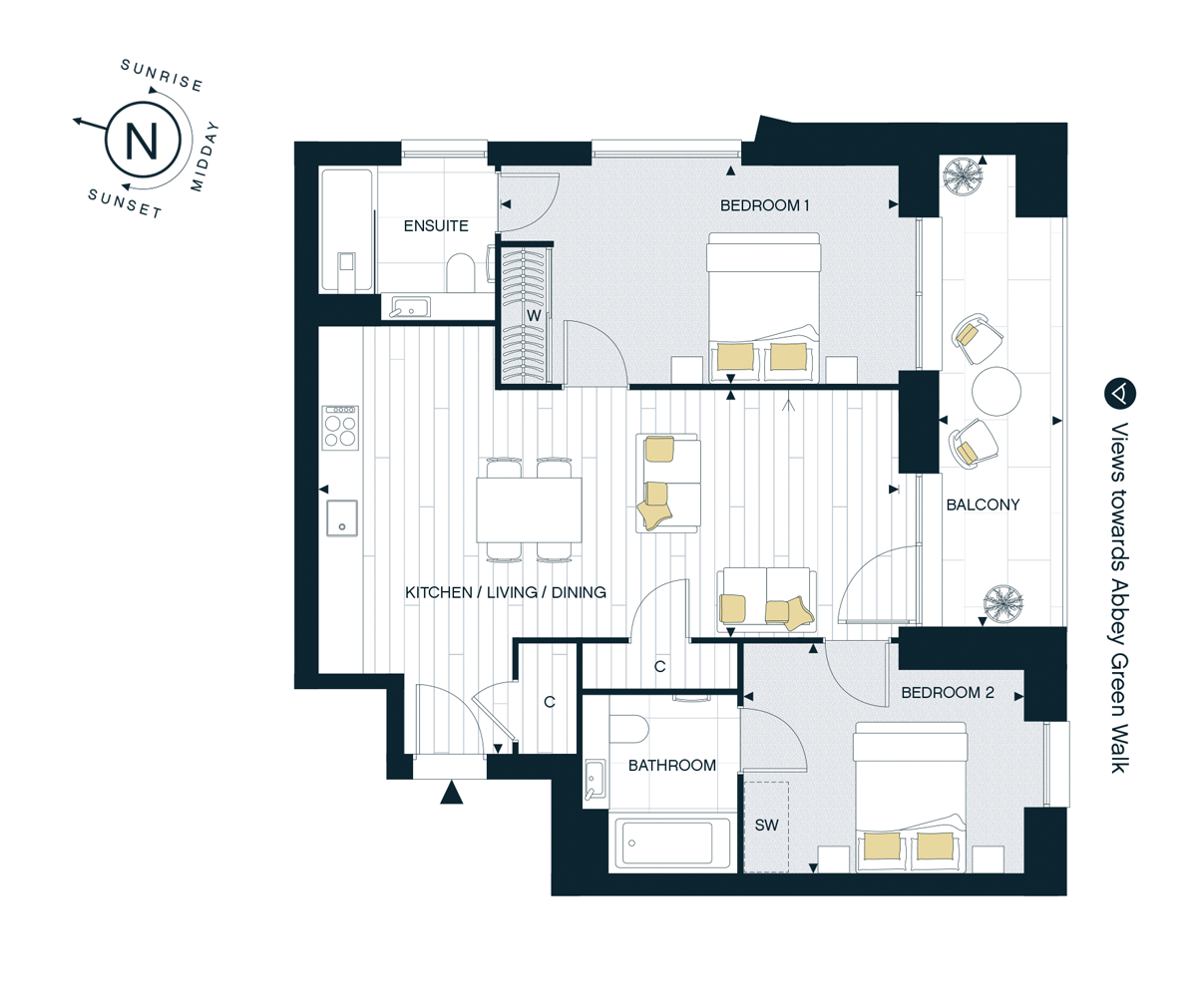 Type 1 - Abbey Quay - Weston Homes