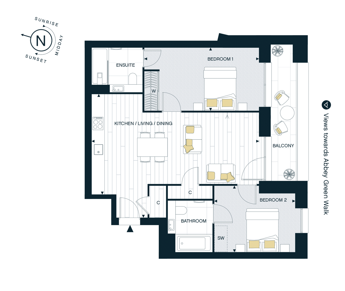 Type 1A - Abbey Quay - Weston Homes