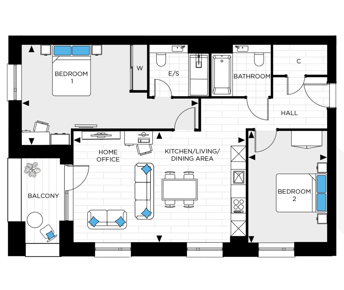 Type 12 - Caxton Square - Weston Homes