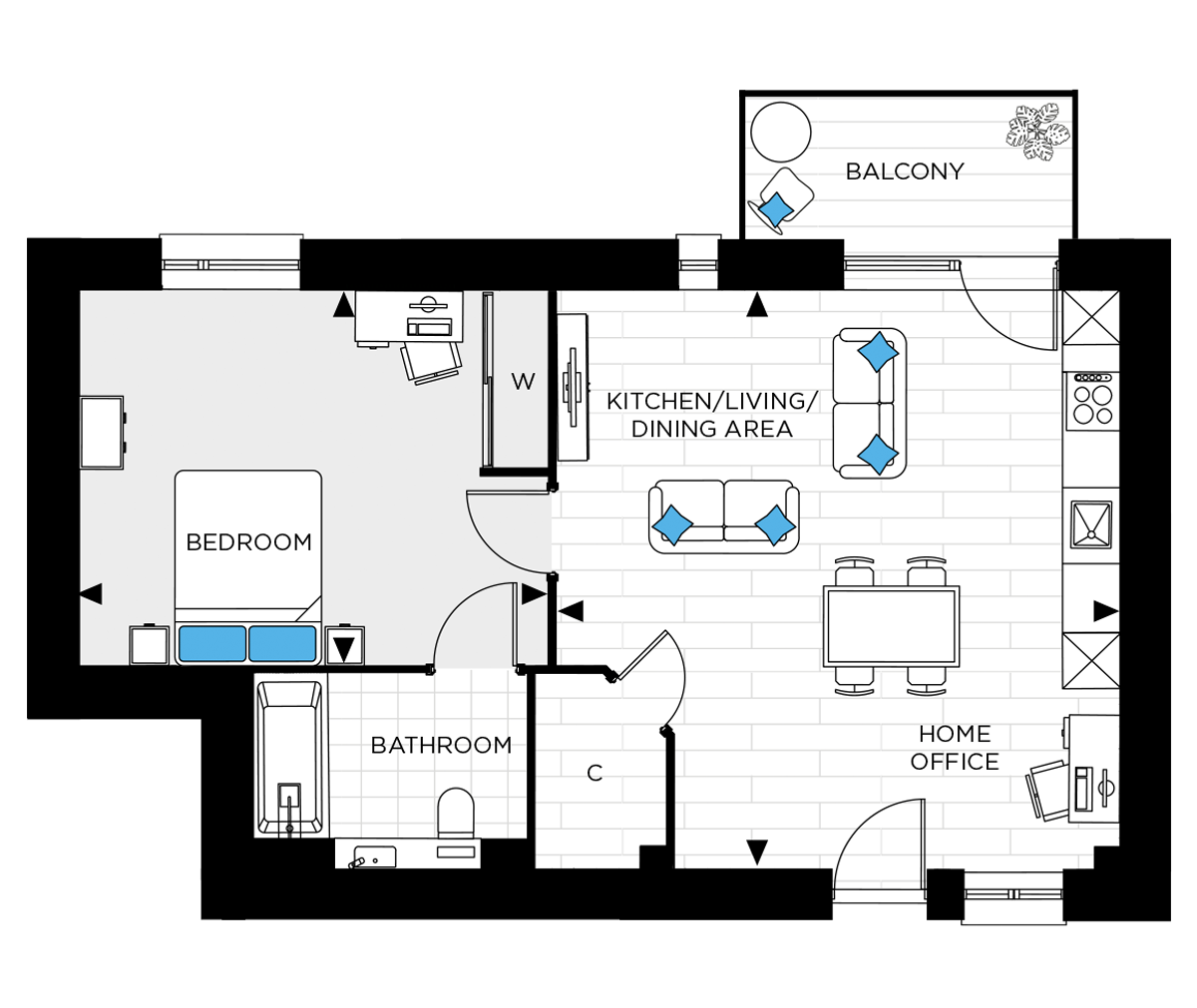 Type 23 - Caxton Square - Weston Homes