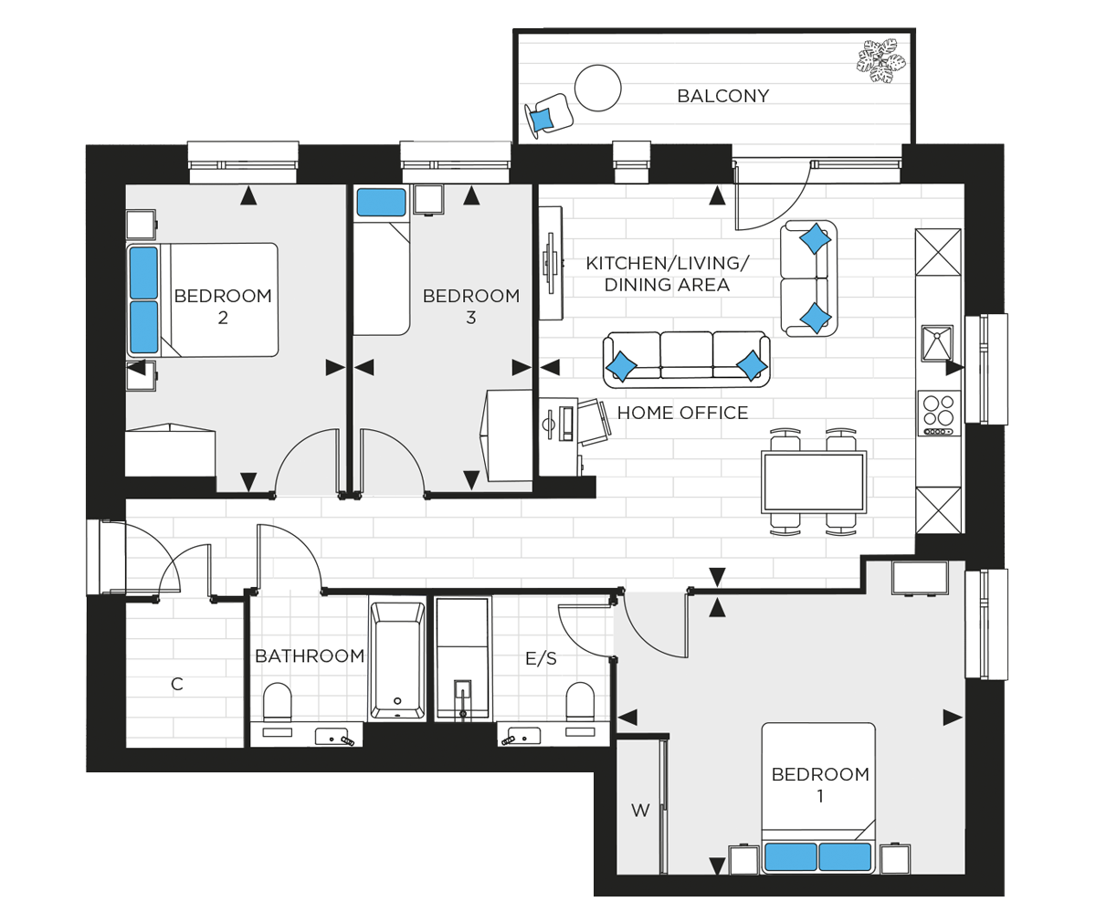 Type 38 - Caxton Square - Weston Homes