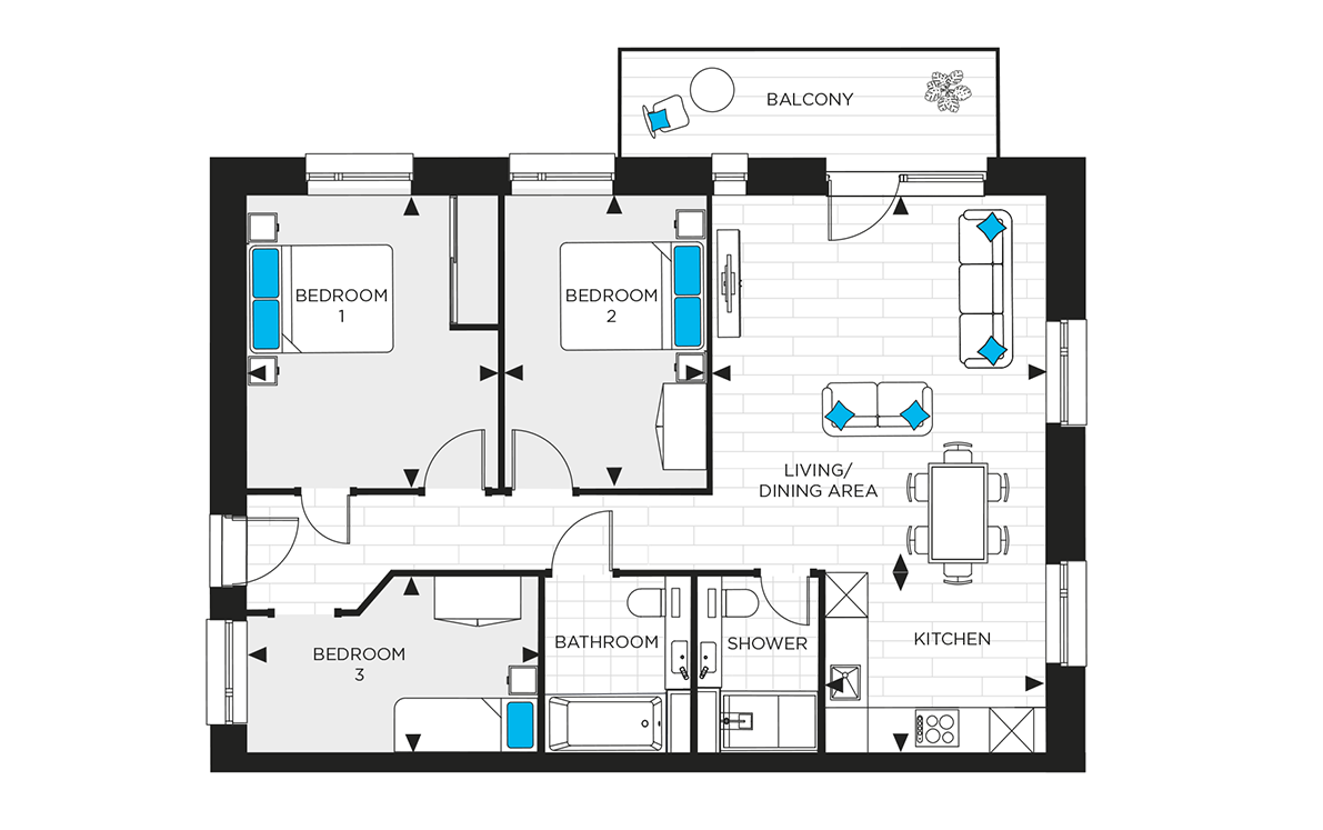 Type 40 - Caxton Square - Weston Homes