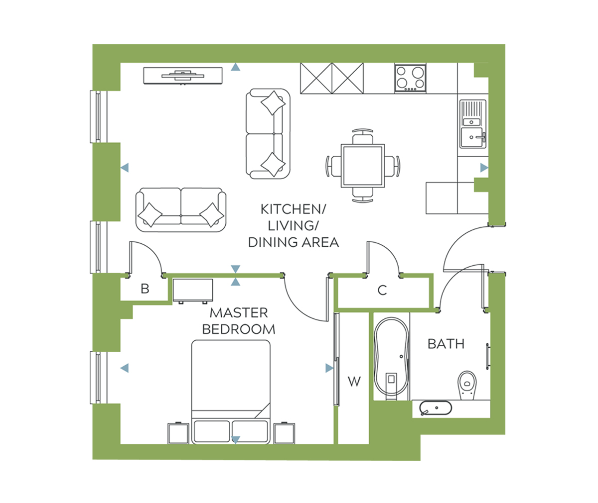 Type 1 - Edinburgh Way - Weston Homes