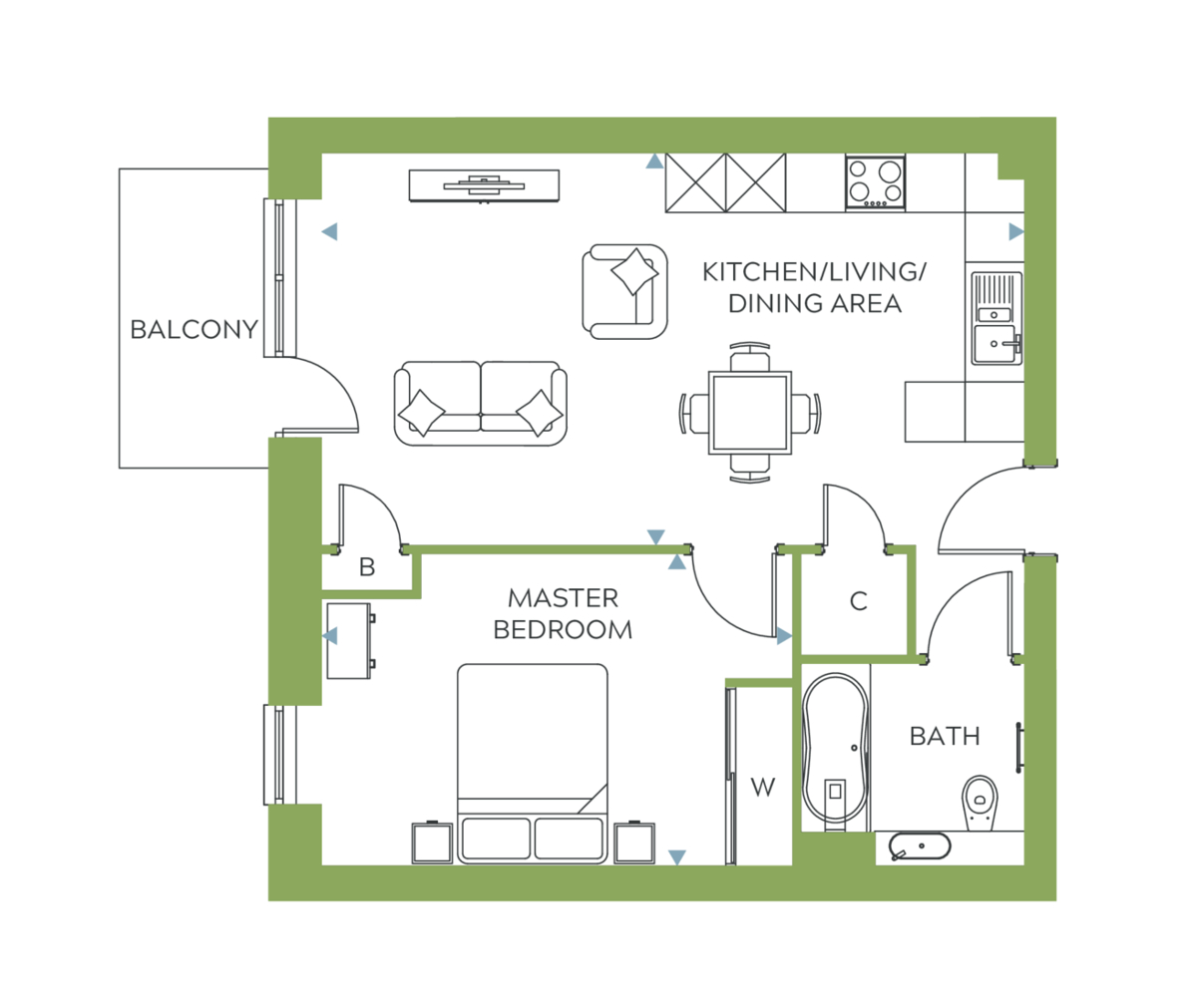 Type 2 - Edinburgh Way - Weston Homes