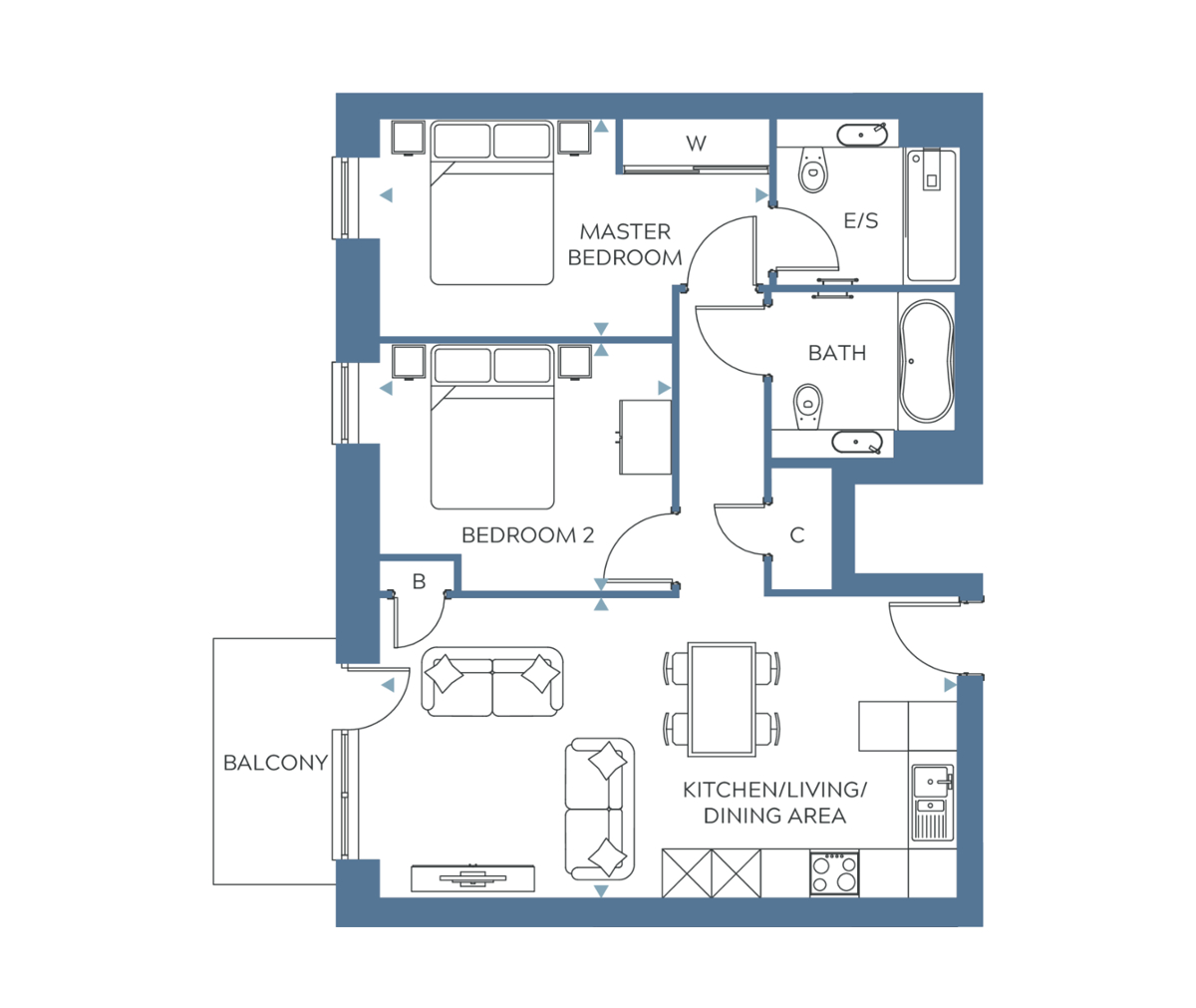 Type 3 - Edinburgh Way - Weston Homes