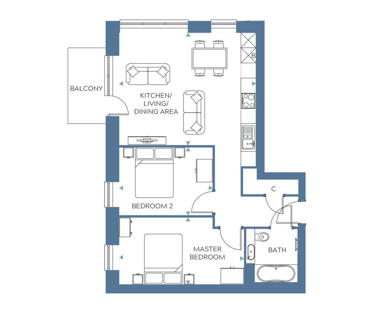 Type 50 - Edinburgh Way - Weston Homes