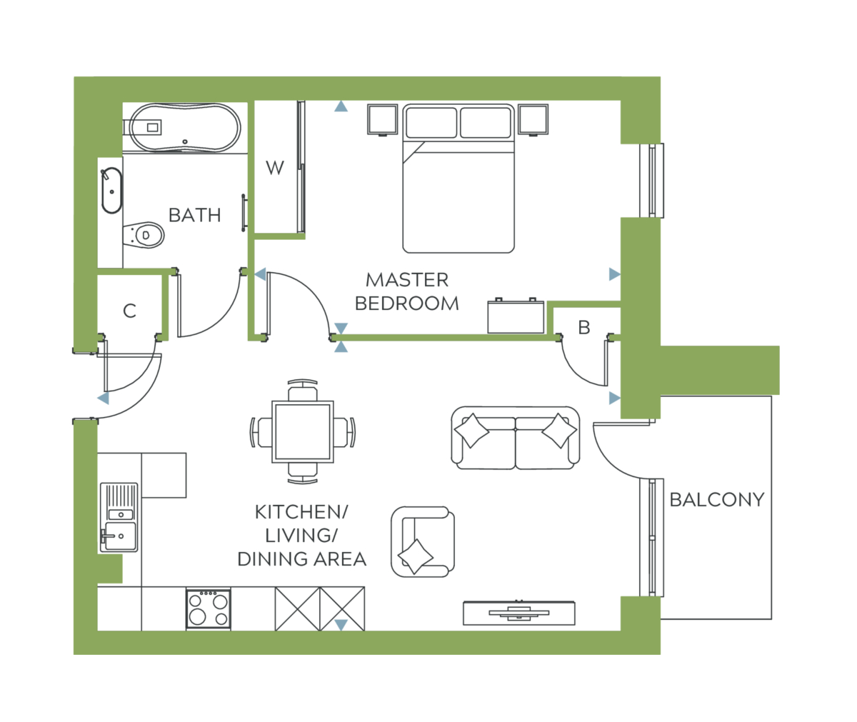 Type 58 - Edinburgh Way - Weston Homes