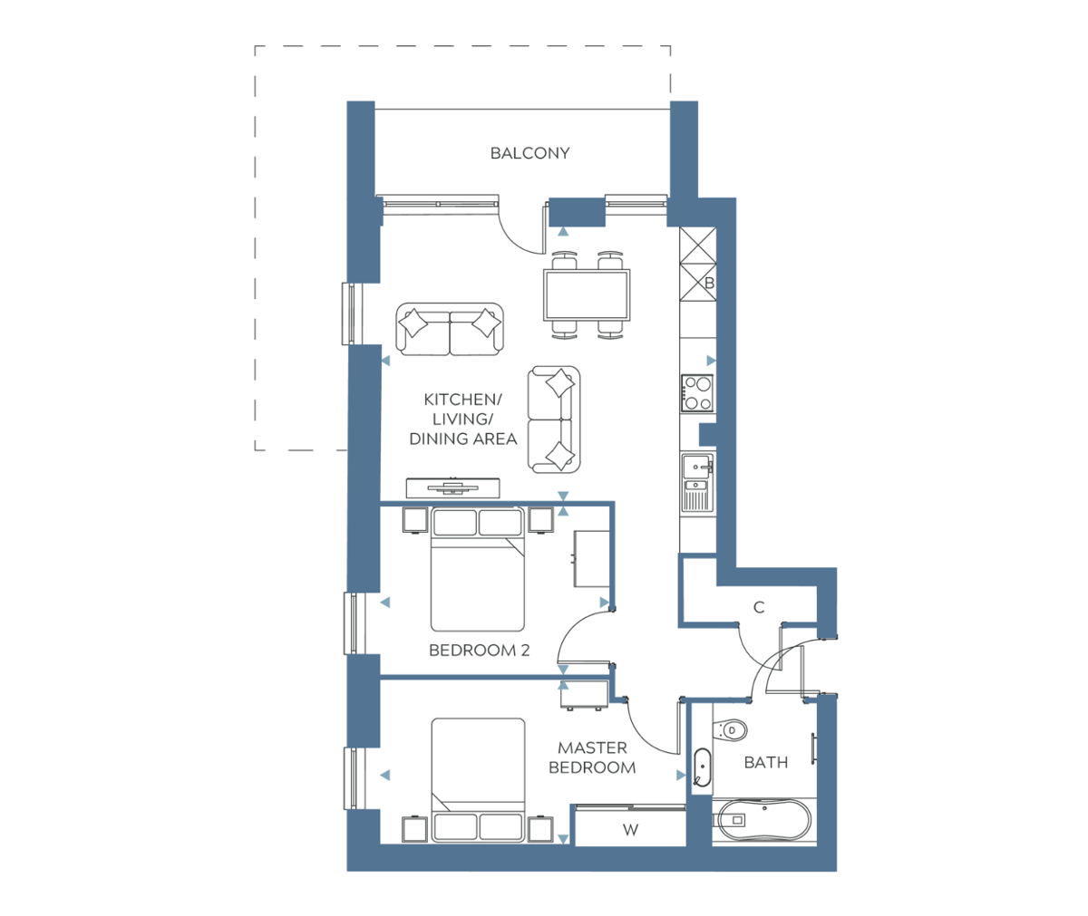 Type 61 - Edinburgh Way - Weston Homes