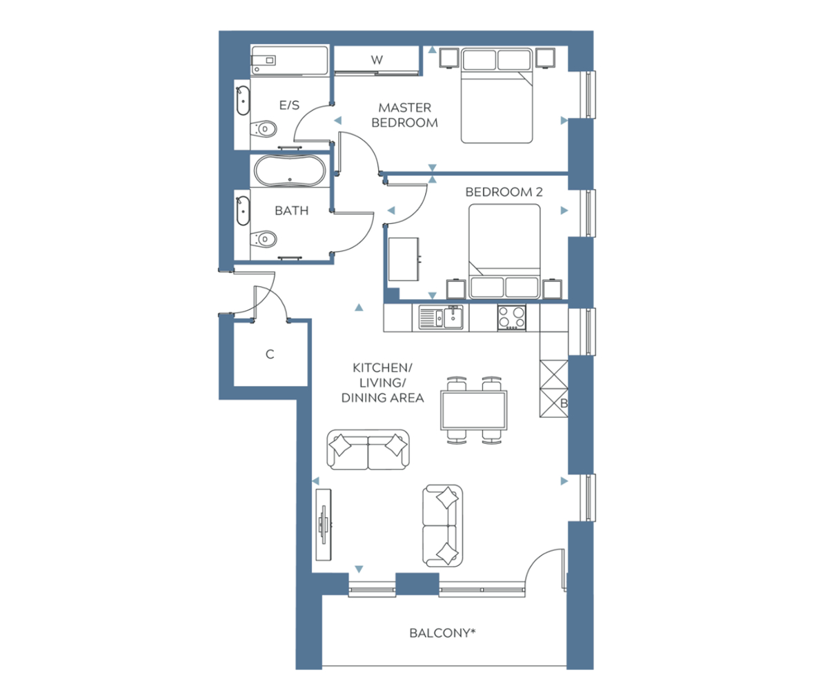 Type 8 - Edinburgh Way - Weston Homes