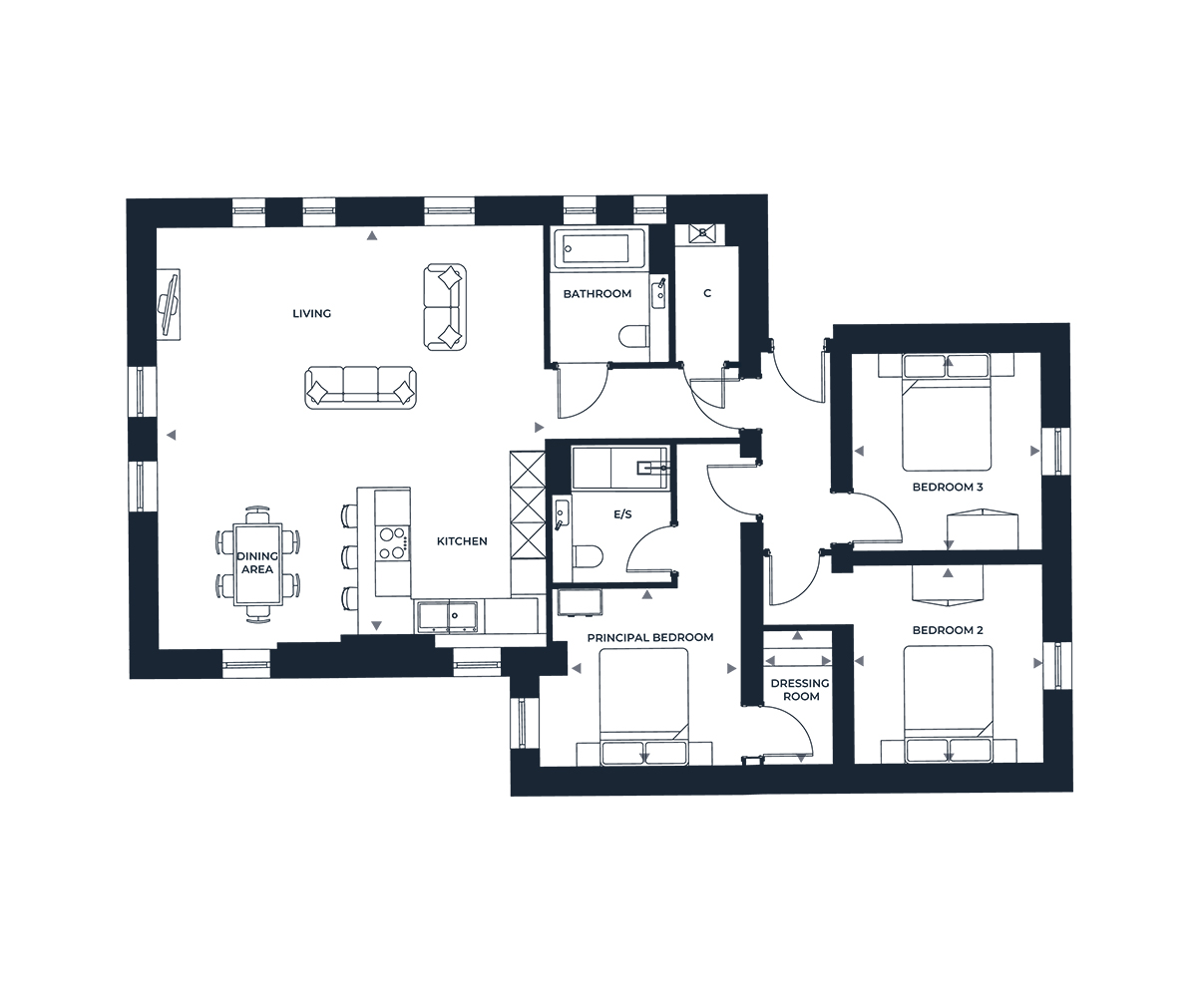 Plot 84 and 85 - Gun Hill Park - Weston Homes