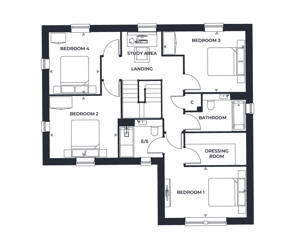 Plot 100 - Gun Hill Park - Weston Homes