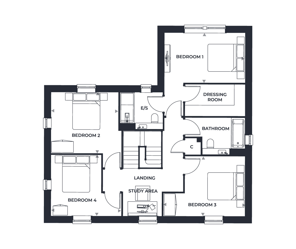 Plot 101 - Gun Hill Park - Weston Homes