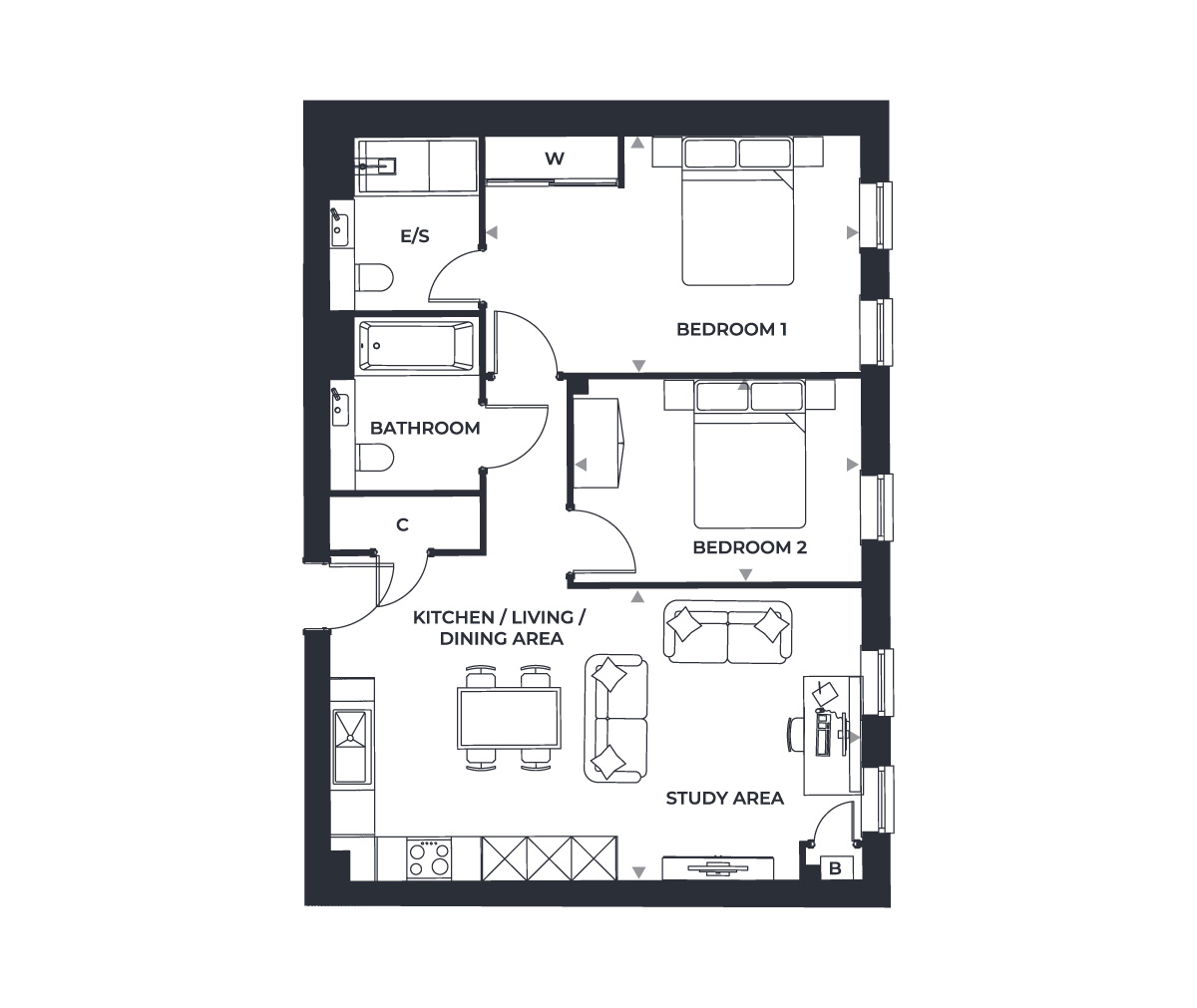 Plot 116 - Gun Hill Park - Weston Homes