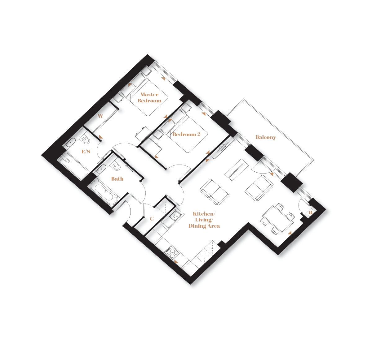 Type 12 – The Emperor - Langley Square - Weston Homes