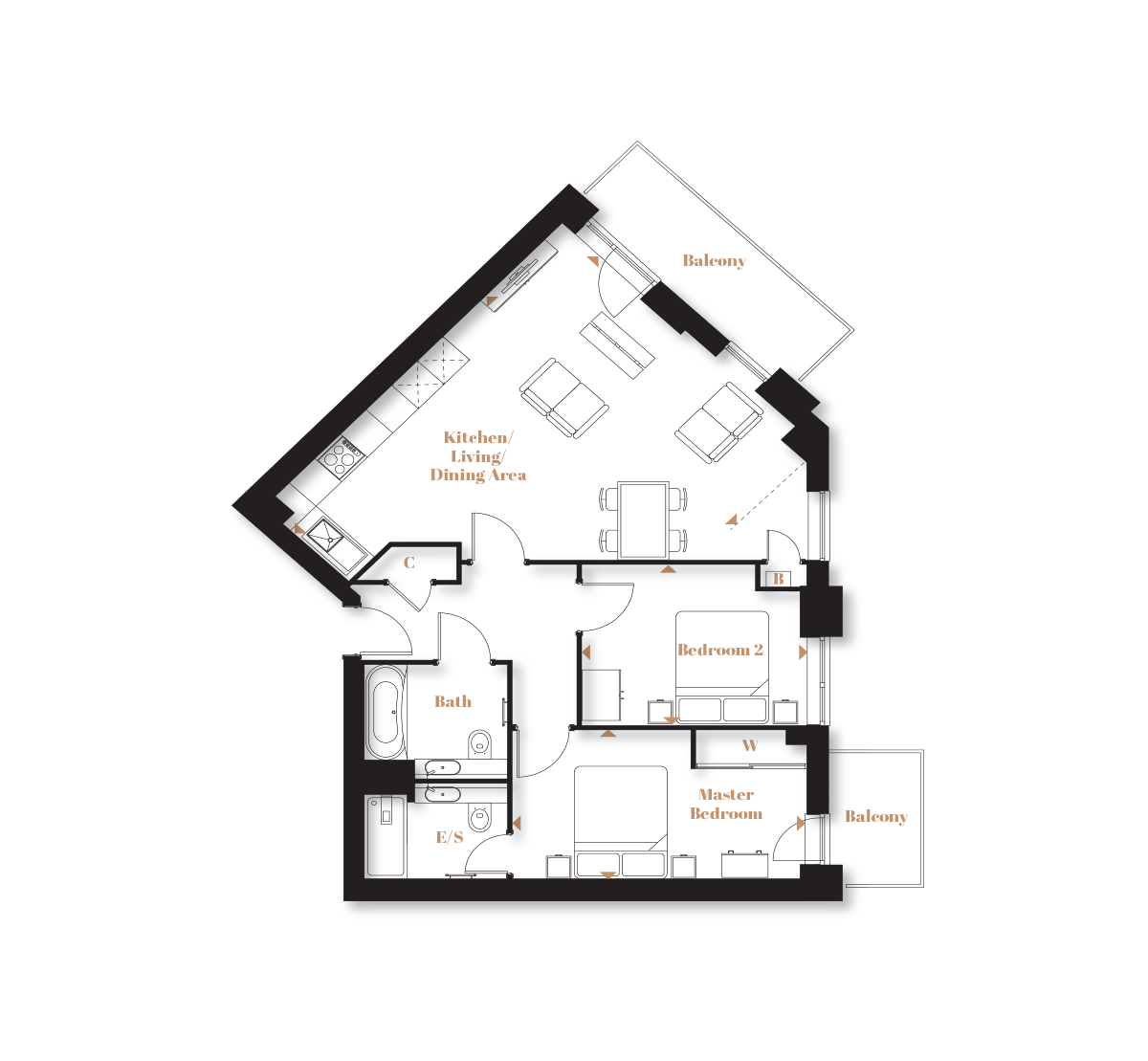 Type 6 – The Emperor - Langley Square - Weston Homes