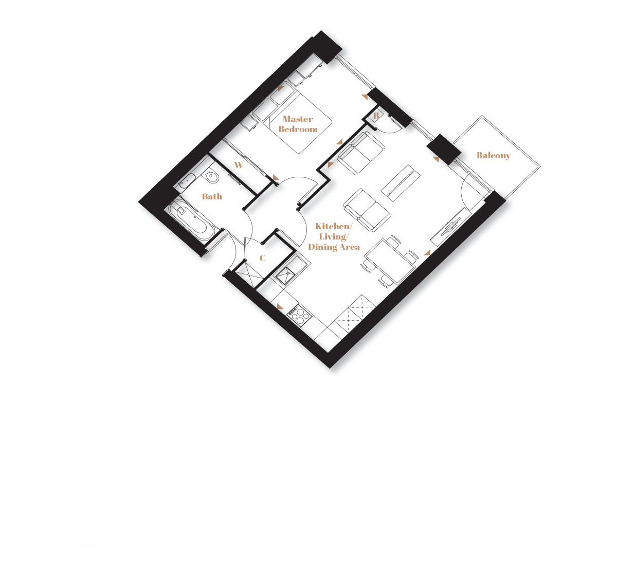 Type 2 – The Emperor - Langley Square - Weston Homes