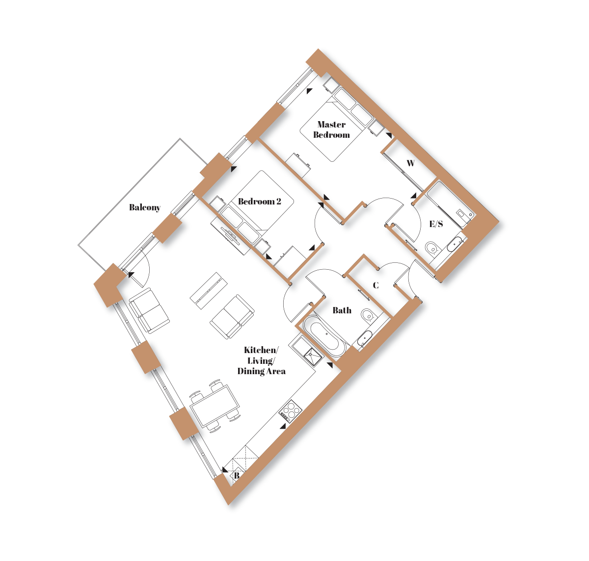 Type 13 – The Duchess - Langley Square - Weston Homes