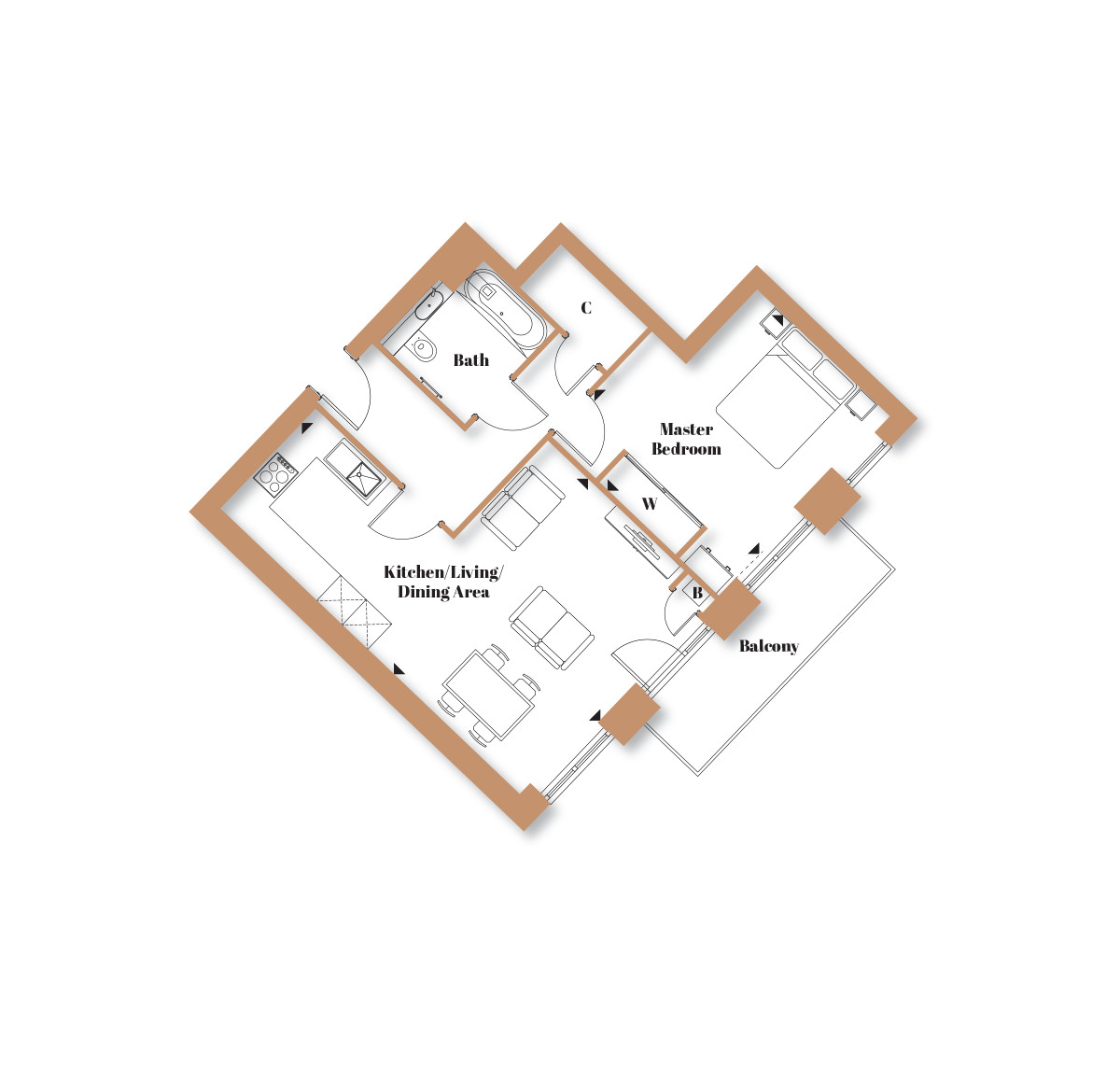 Type 5 – The Duchess - Langley Square - Weston Homes