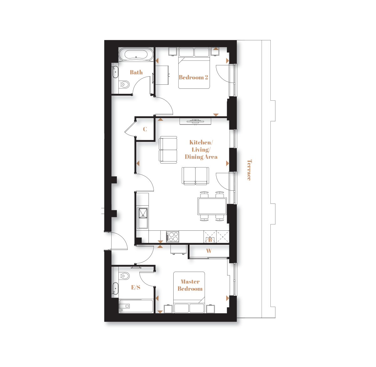 Type 28 – The Monarch - Langley Square - Weston Homes