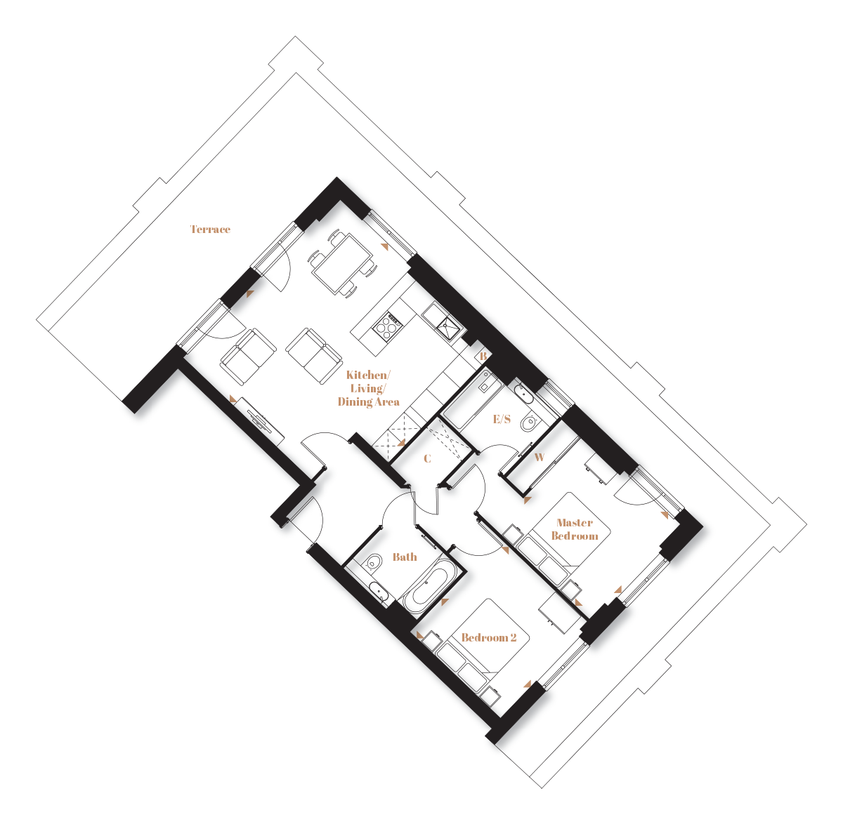 Type 32 – The Monarch - Langley Square - Weston Homes