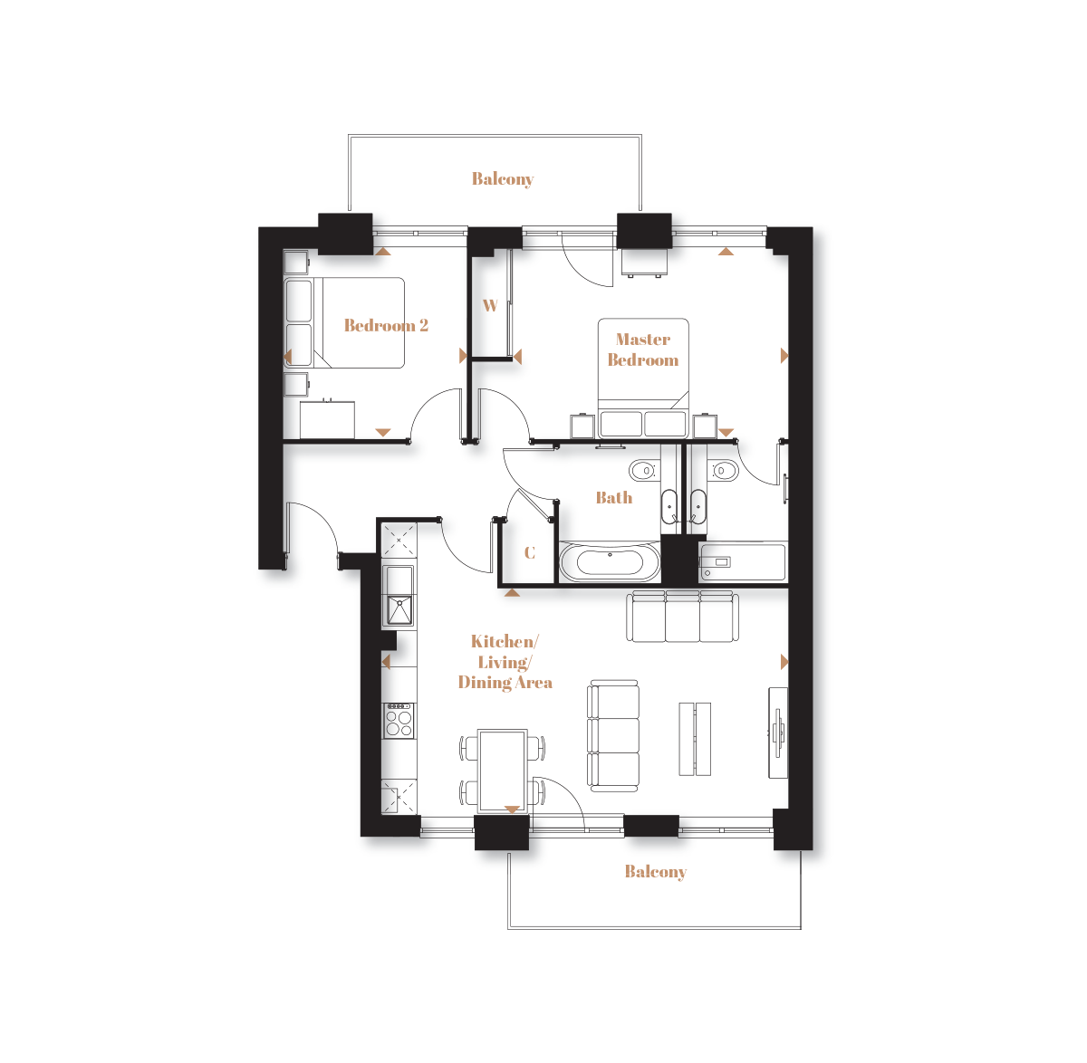 Type 19 – The Monarch - Langley Square - Weston Homes