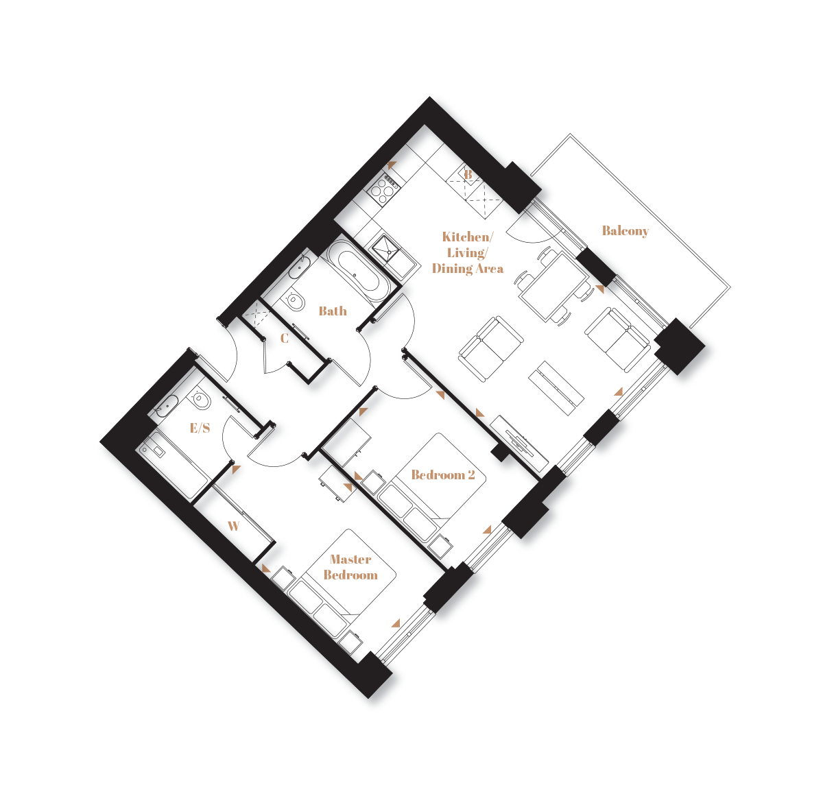 Type 29 – The Monarch - Langley Square - Weston Homes