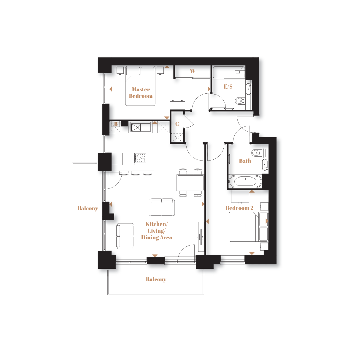 Type 24 – The Monarch - Langley Square - Weston Homes