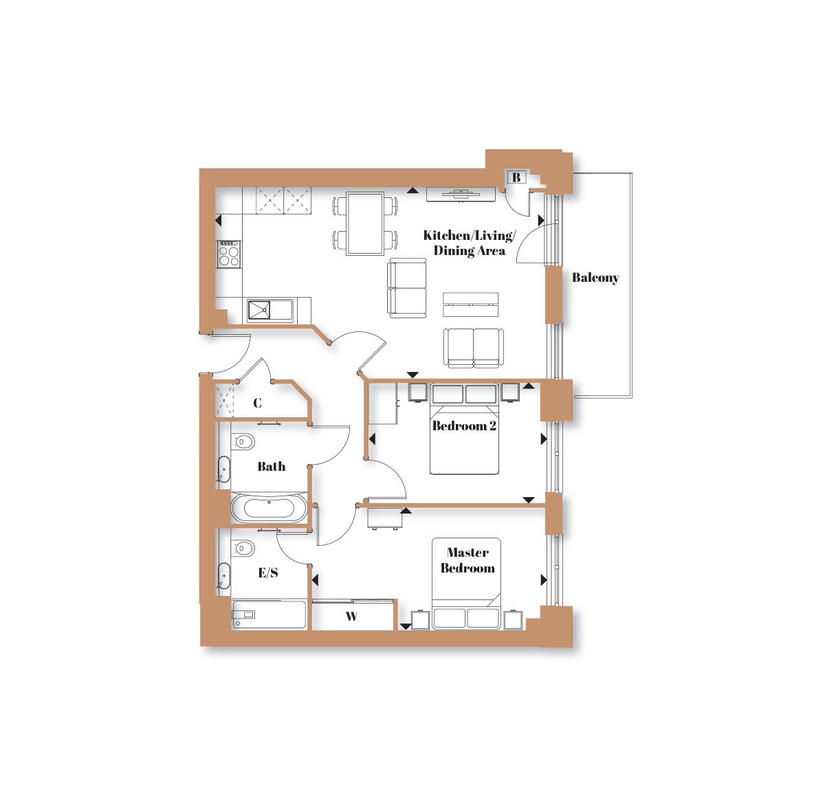 Type 23 – The Monarch - Langley Square - Weston Homes