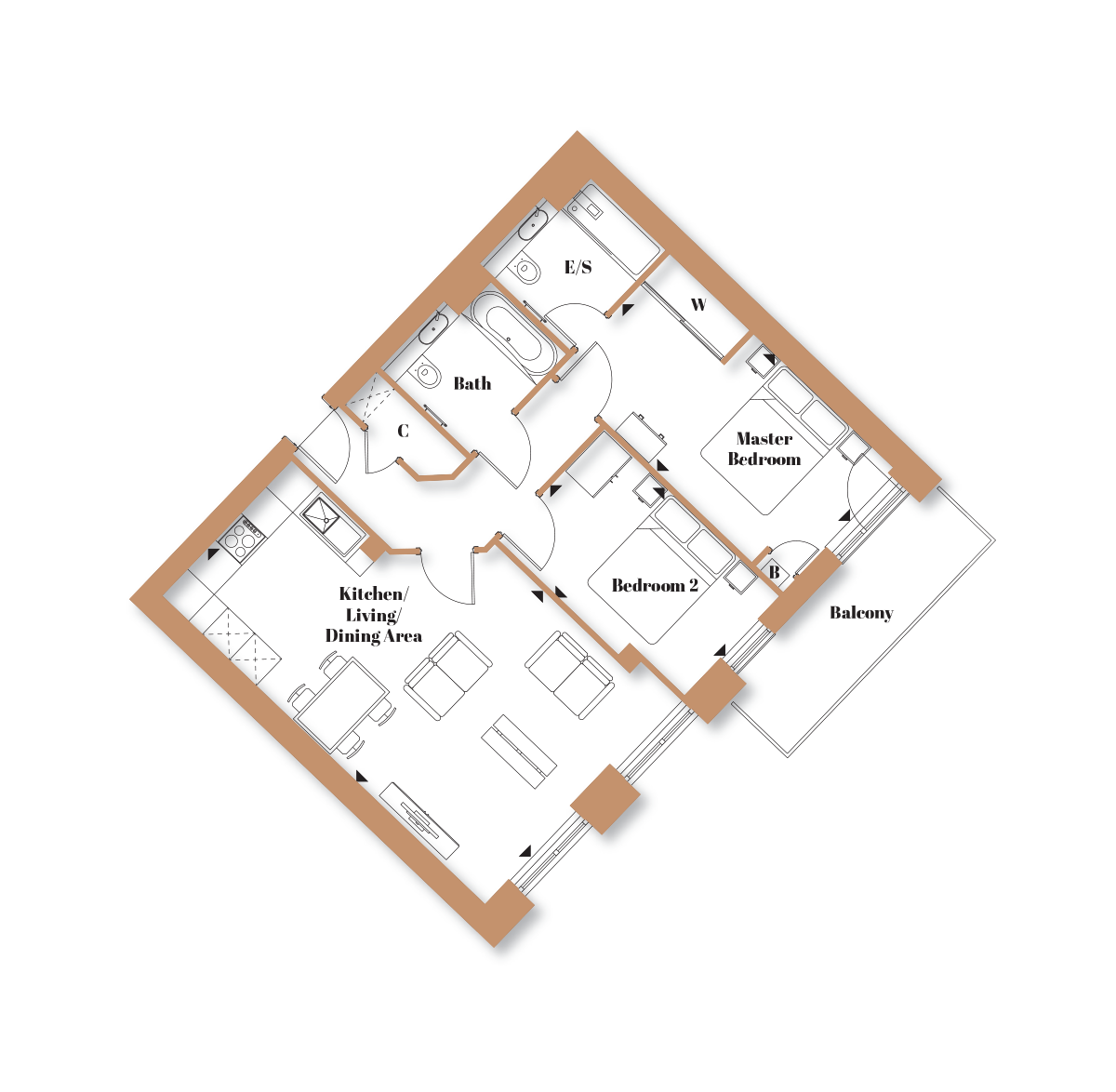 Type 31 – The Monarch - Langley Square - Weston Homes