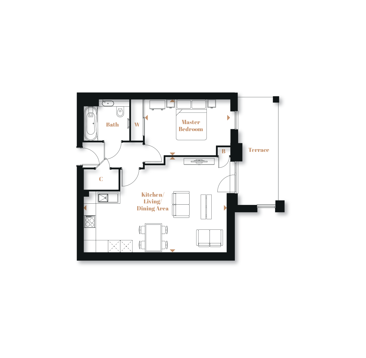 Type 8 – The Monarch - Langley Square - Weston Homes