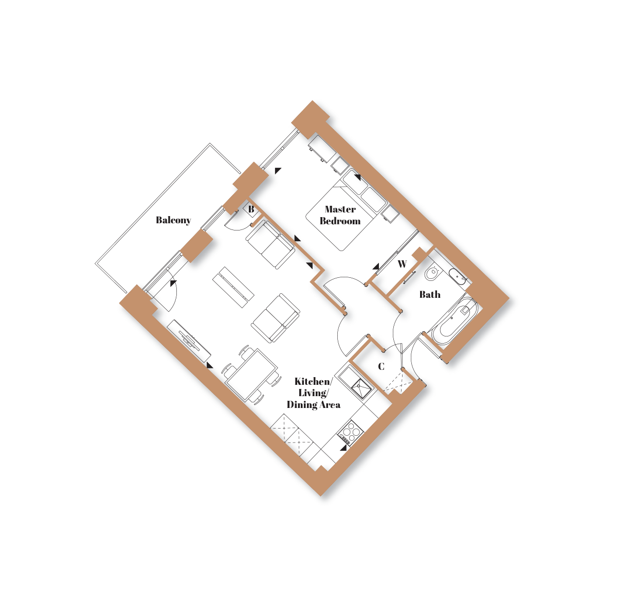 Type 5 – The Monarch - Langley Square - Weston Homes