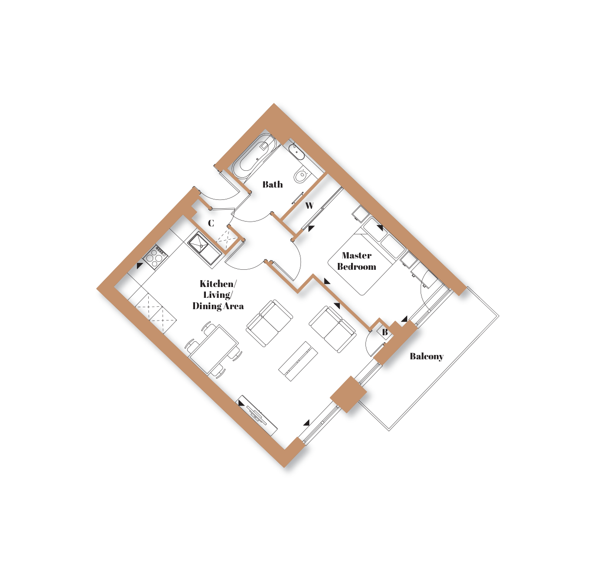 Type 13 – The Monarch - Langley Square - Weston Homes