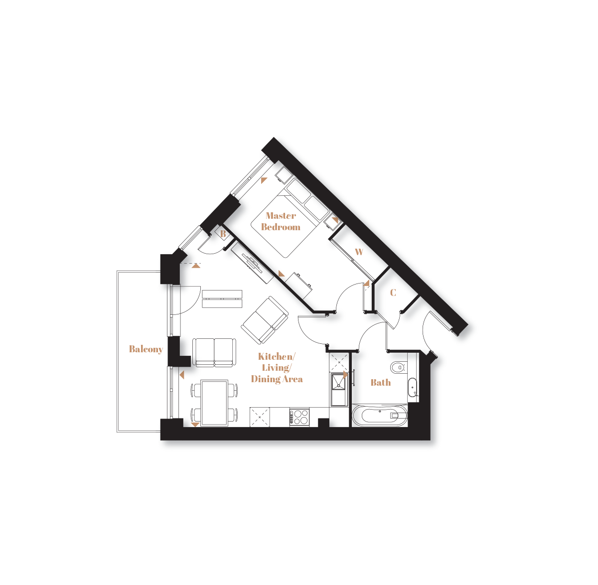 Type 4 – The Monarch - Langley Square - Weston Homes