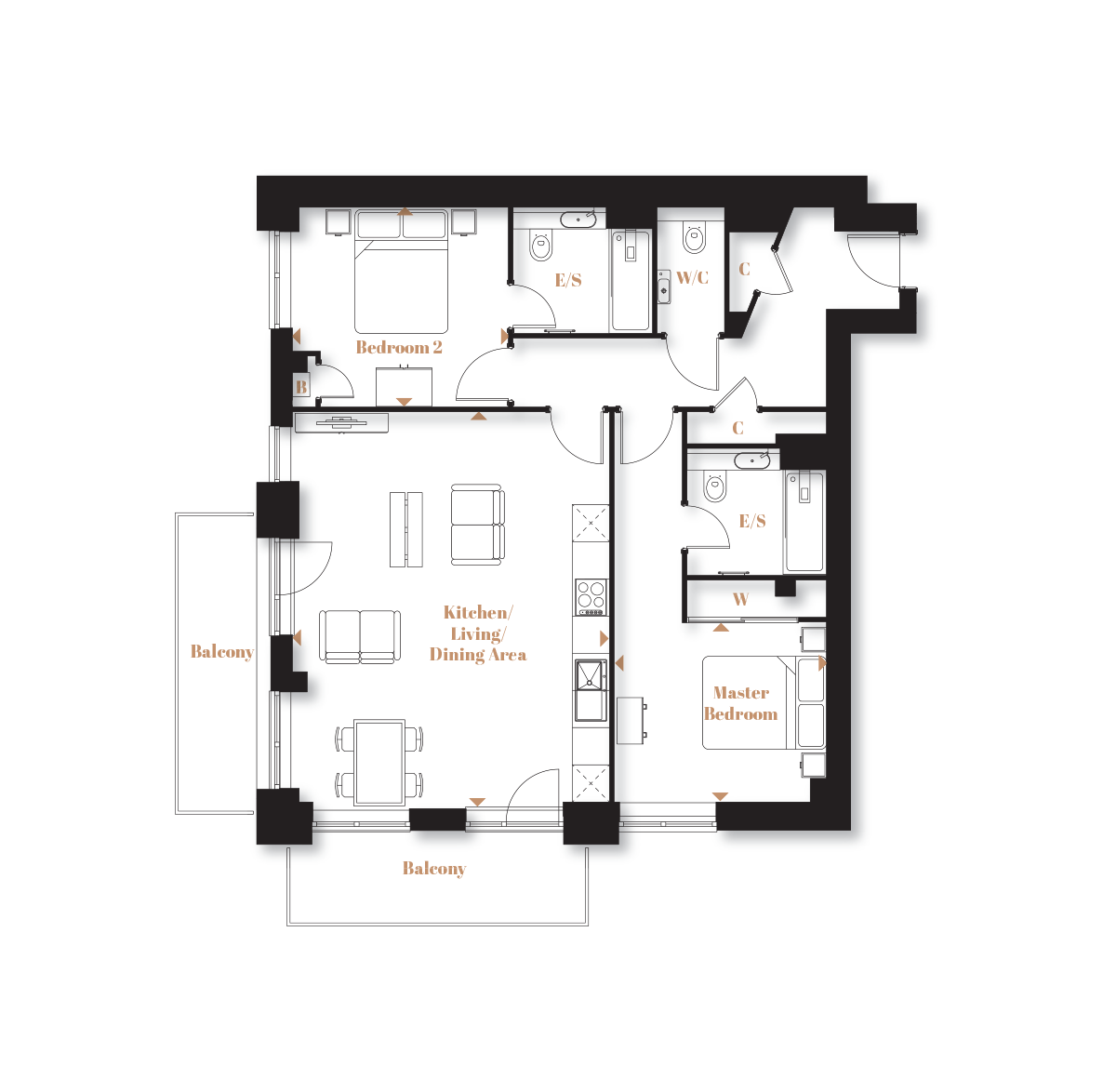 Type 18 – The Monarch - Langley Square - Weston Homes