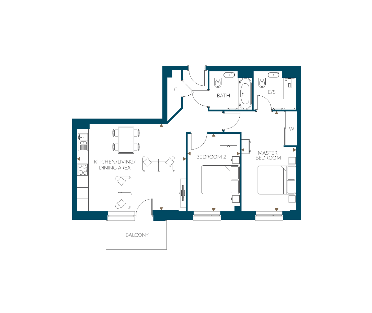 Type 3 – The Creswick - Springfield Park - Weston Homes