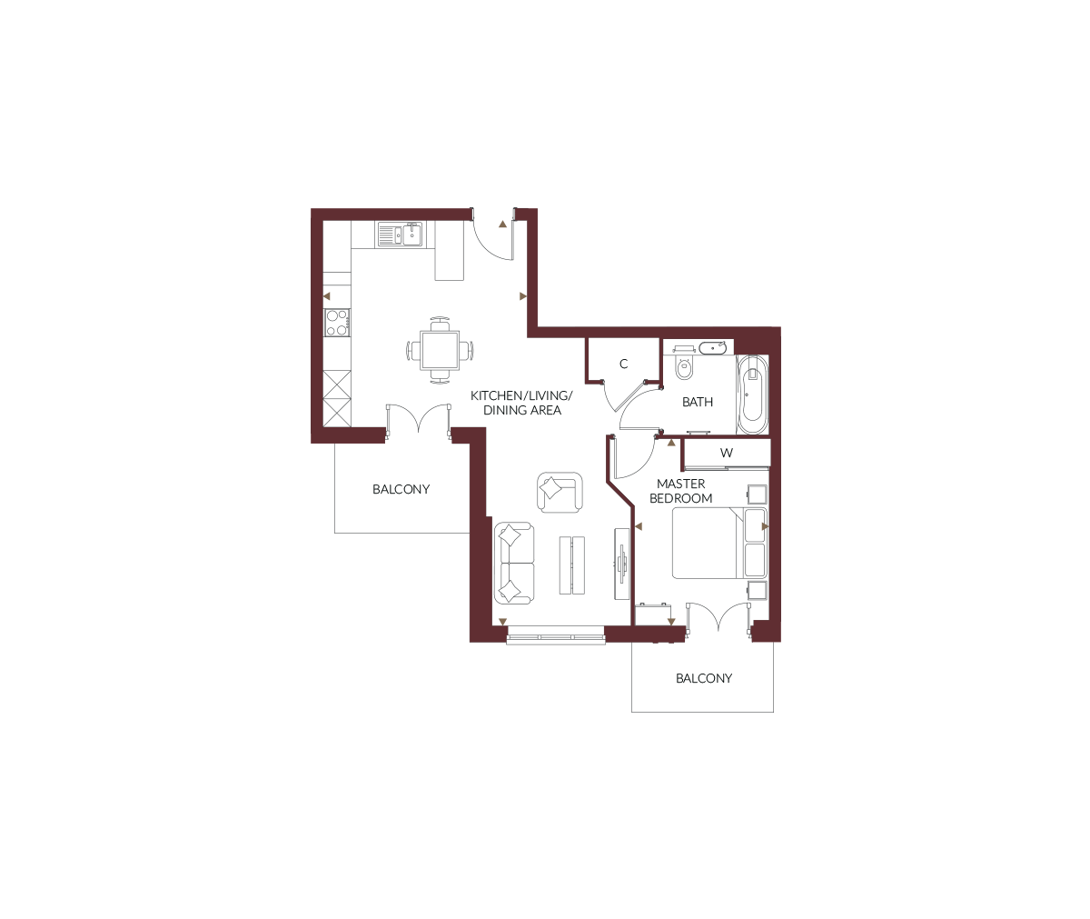 Type 9 – The Colombier - Springfield Park - Weston Homes