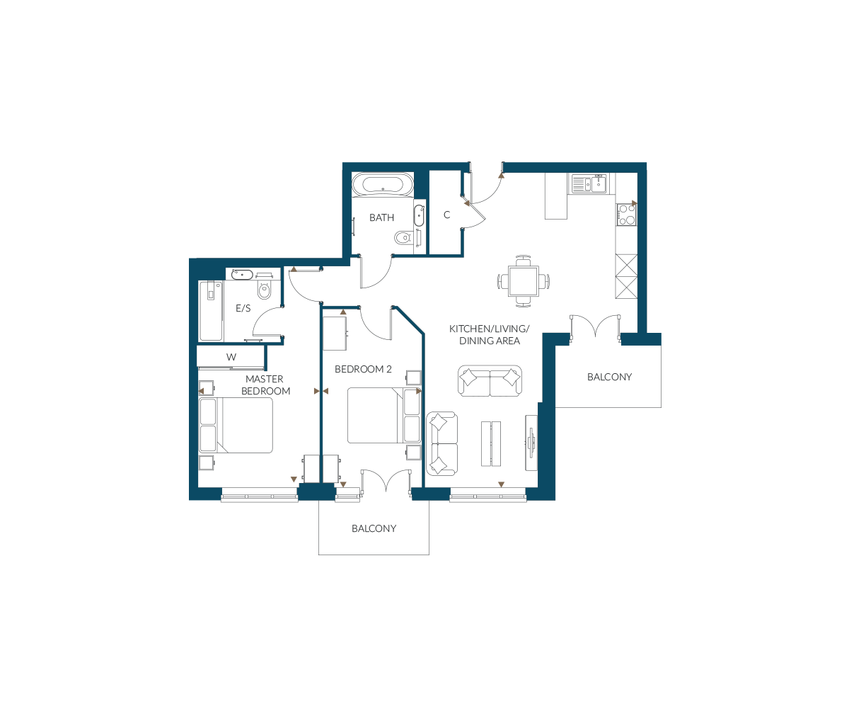 Type 10 – The Colombier - Springfield Park - Weston Homes