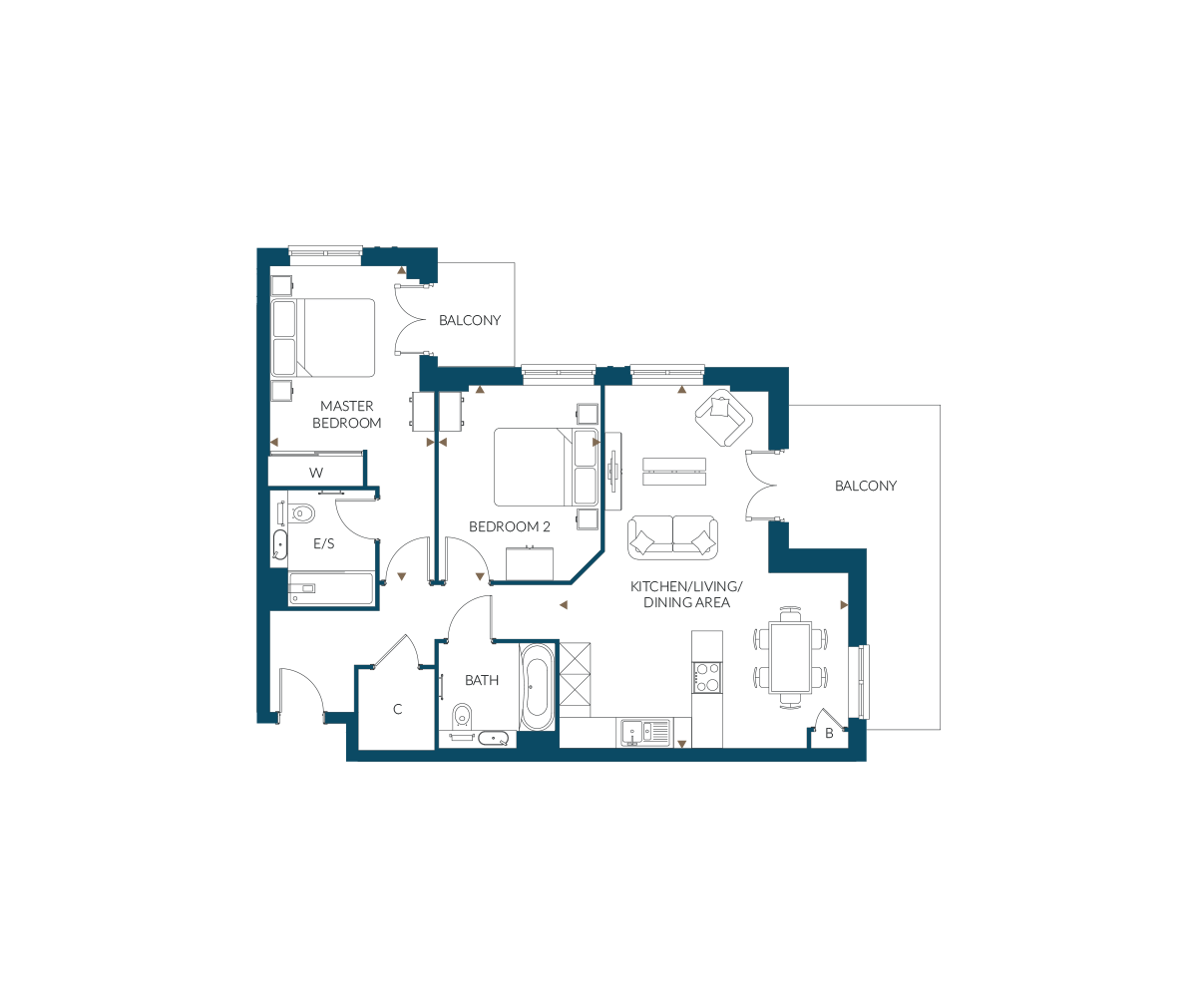 Type 6 – The Atlas - Springfield Park - Weston Homes