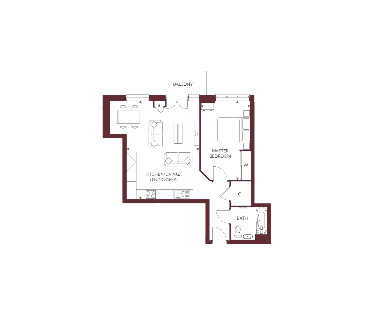 Type 22 – The Colombier - Springfield Park - Weston Homes