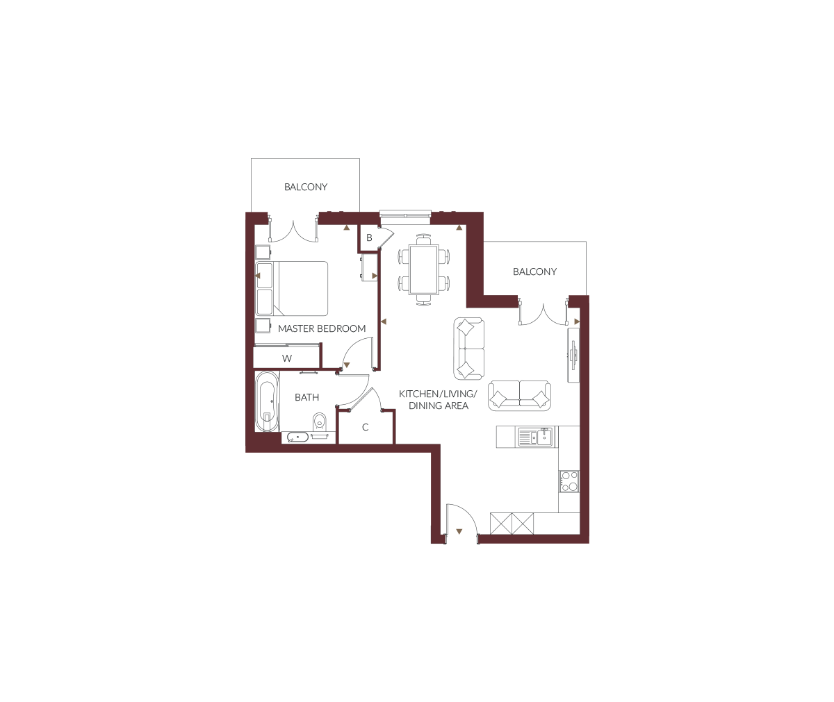 Type 21 – The Colombier - Springfield Park - Weston Homes