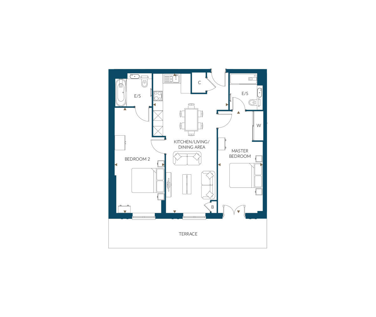 Type 20 – The Colombier - Springfield Park - Weston Homes