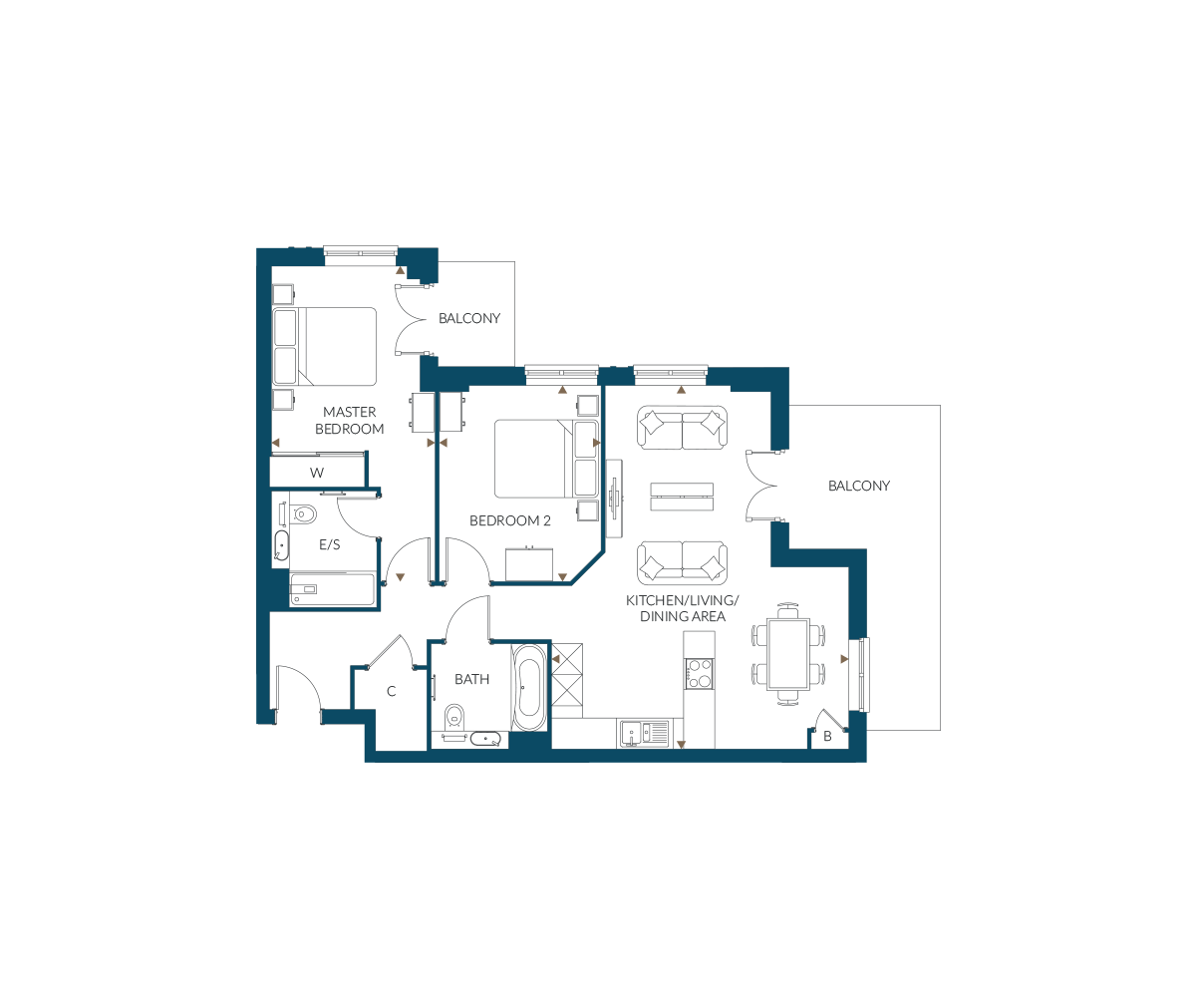 Type 28 – The Imperial - Springfield Park - Weston Homes