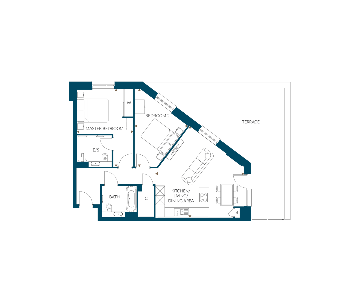 Type 1 – The Creswick - Springfield Park - Weston Homes
