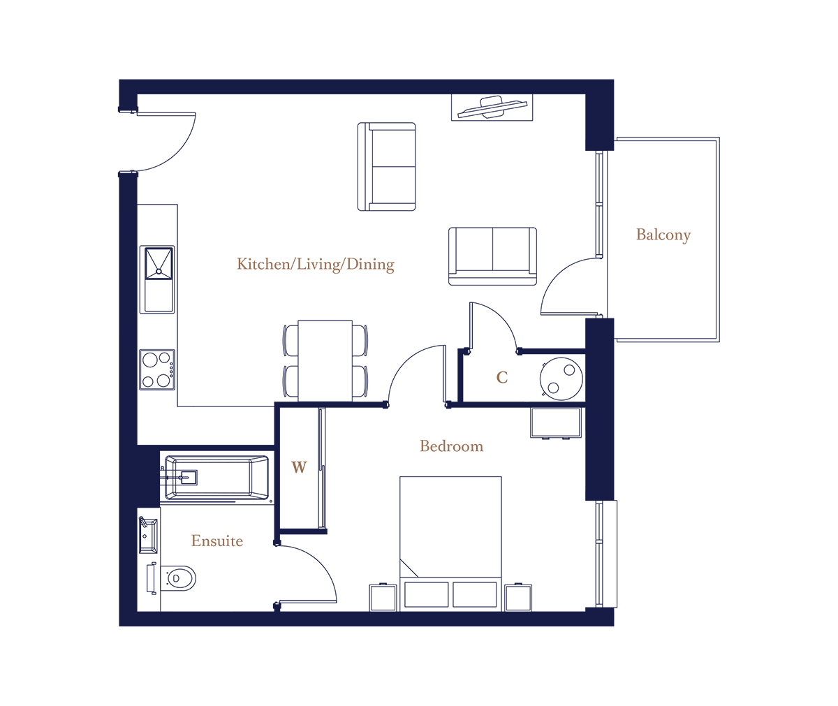 THE COPTHORNE - The Laundry Works - Weston Homes